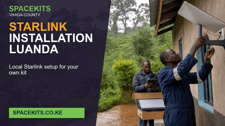 Starlink Installation Luanda - professional installation of a customer-owned Starlink kit in vihiga County