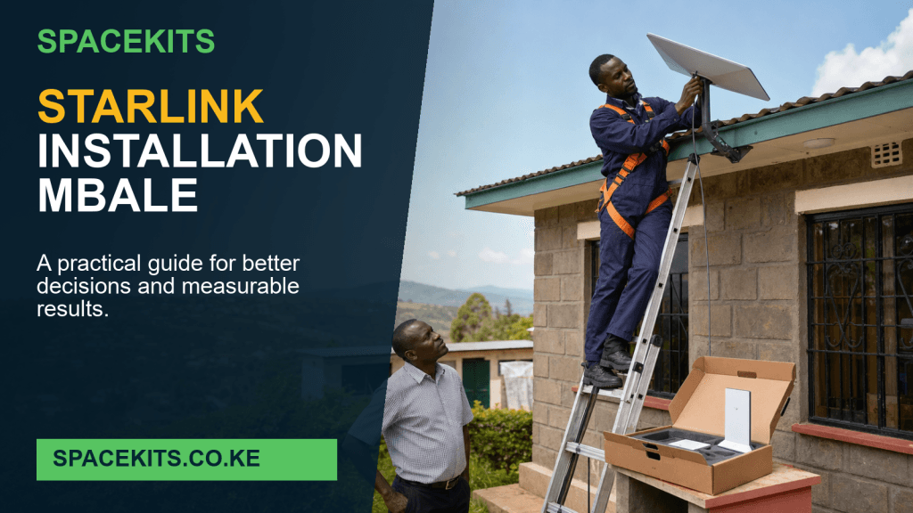 Starlink Installation Mbale - professional installation for a customer-owned Starlink kit