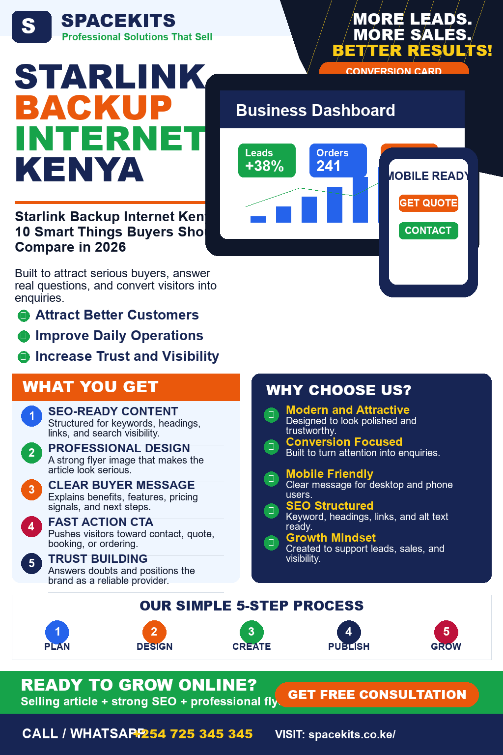 Starlink Backup Internet Kenya