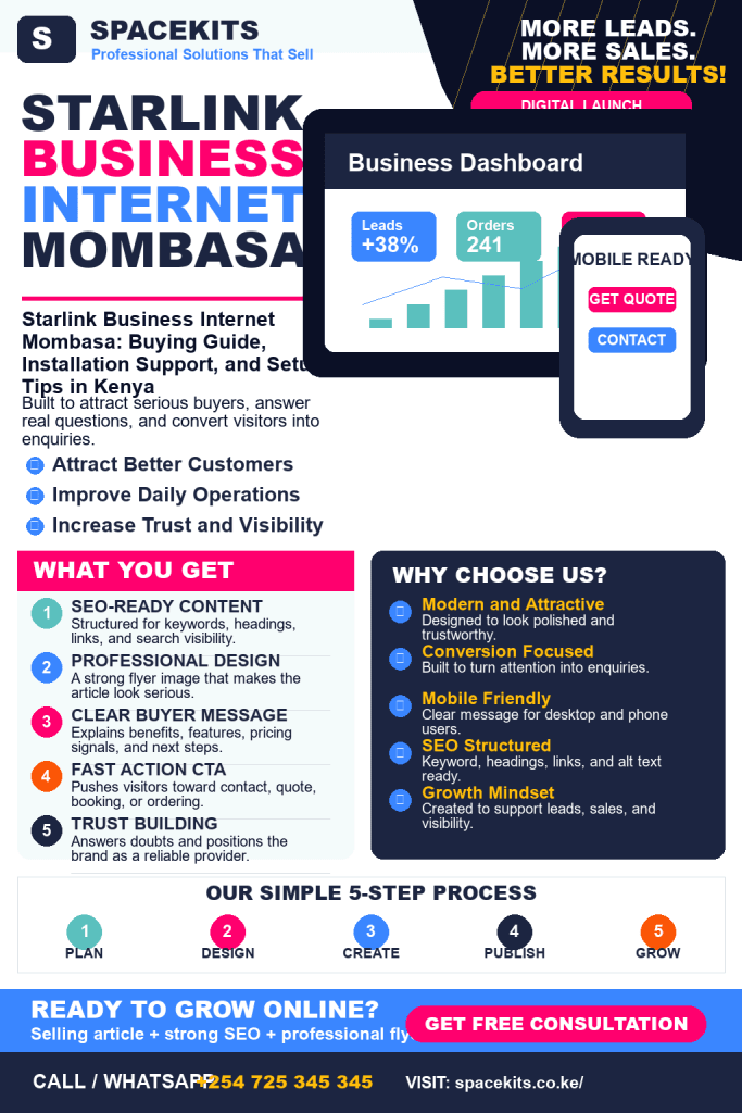 Starlink Business Internet Mombasa: Buying Guide, Installation Support, and Setup Tips in Kenya