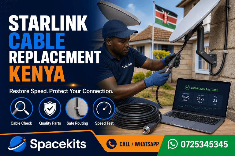 Starlink cable replacement Kenya