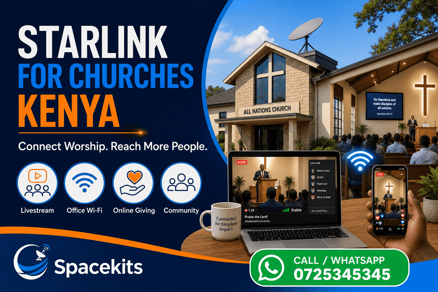 Starlink for churches Kenya