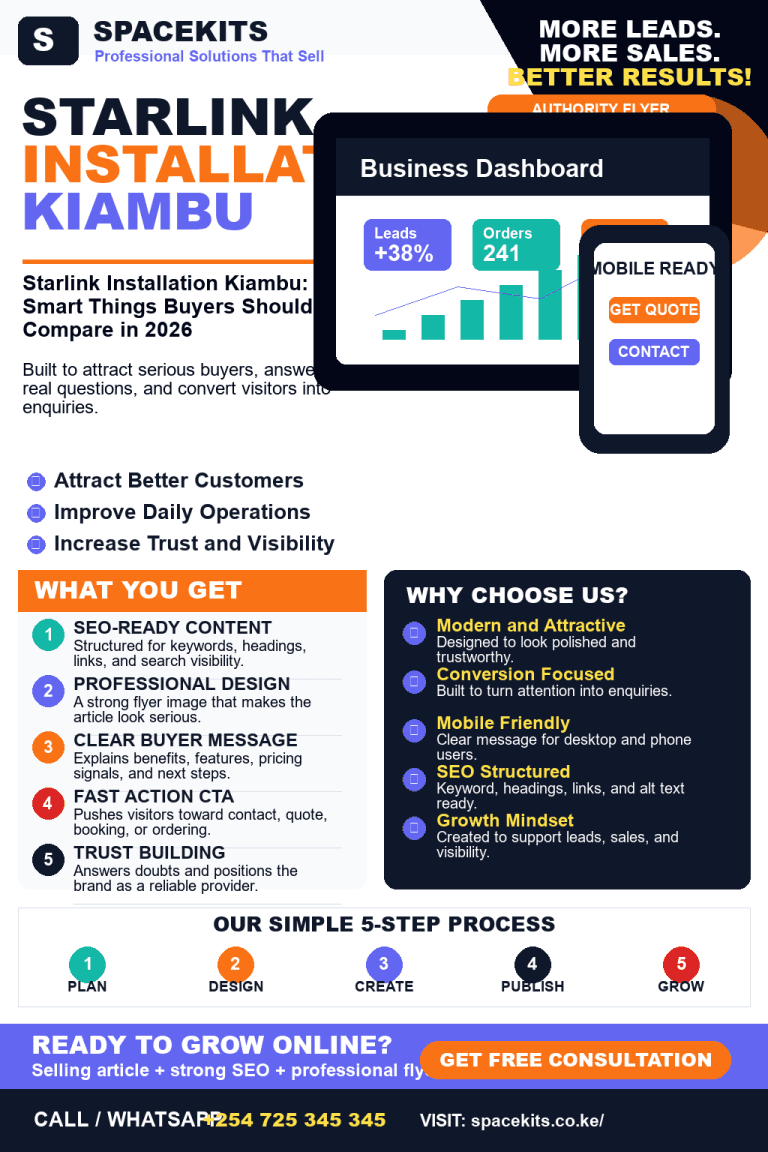 Starlink Installation Kiambu: 10 Smart Things Buyers Should Compare in 2026