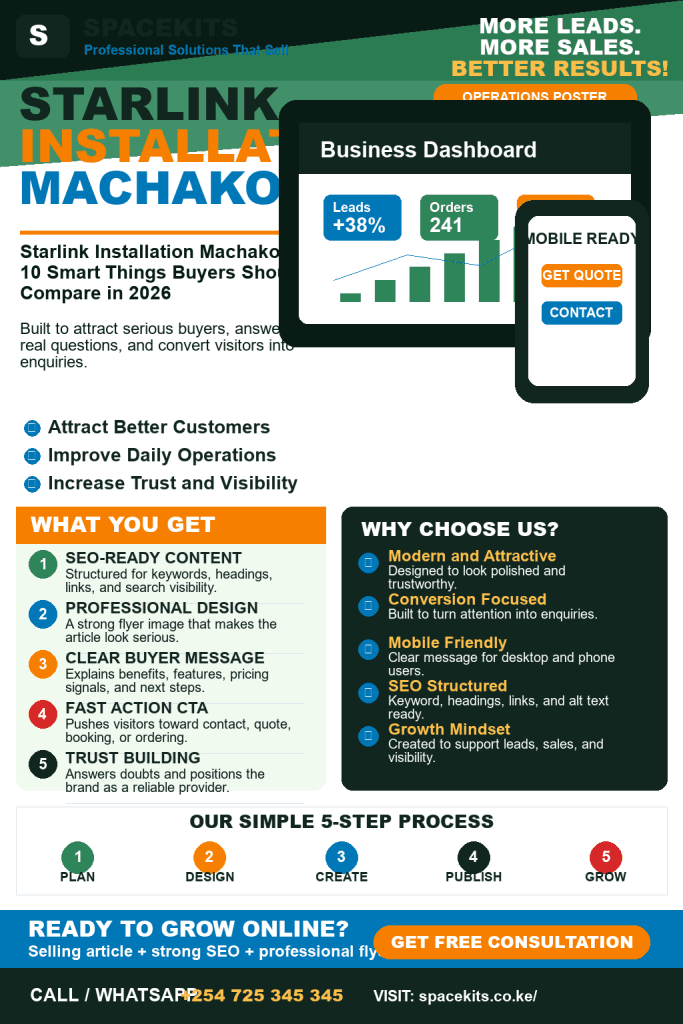 Starlink Installation Machakos: 10 Smart Things Buyers Should Compare in 2026