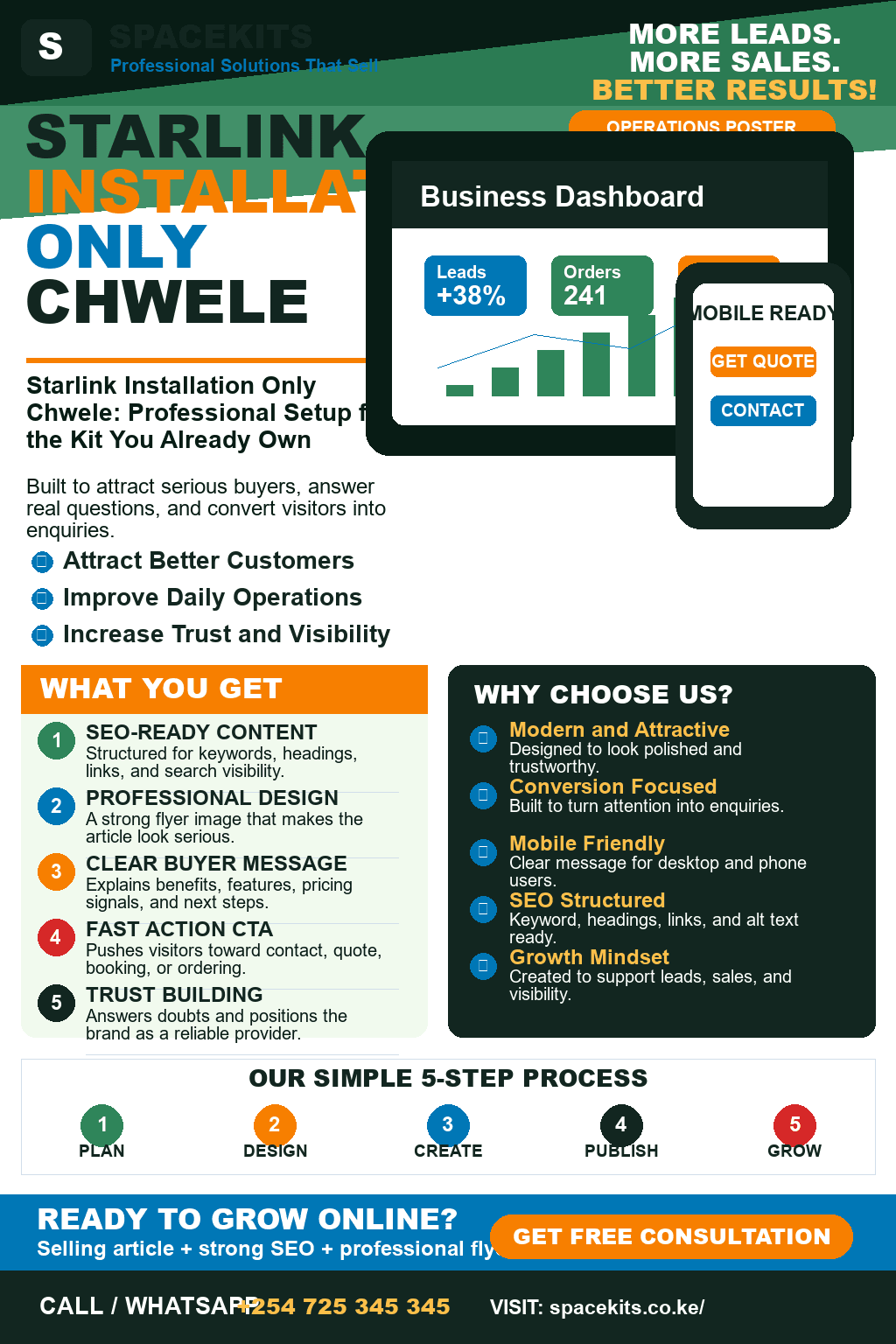 Starlink Installation Only Chwele