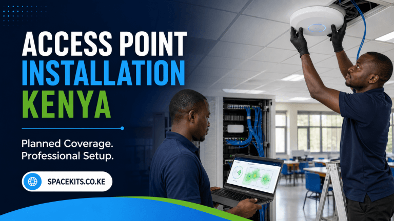 Access Point Installation Kenya technicians completing professional setup