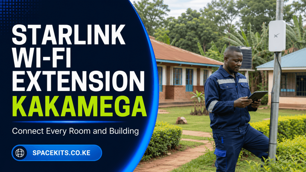 Starlink Wi-Fi Extension Kakamega technician connecting rooms and buildings