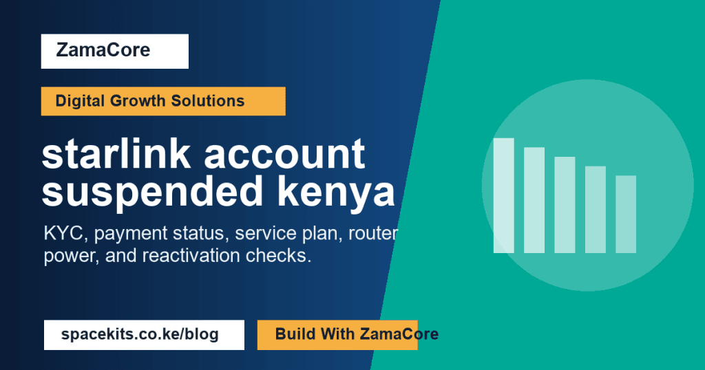 starlink account suspended kenya