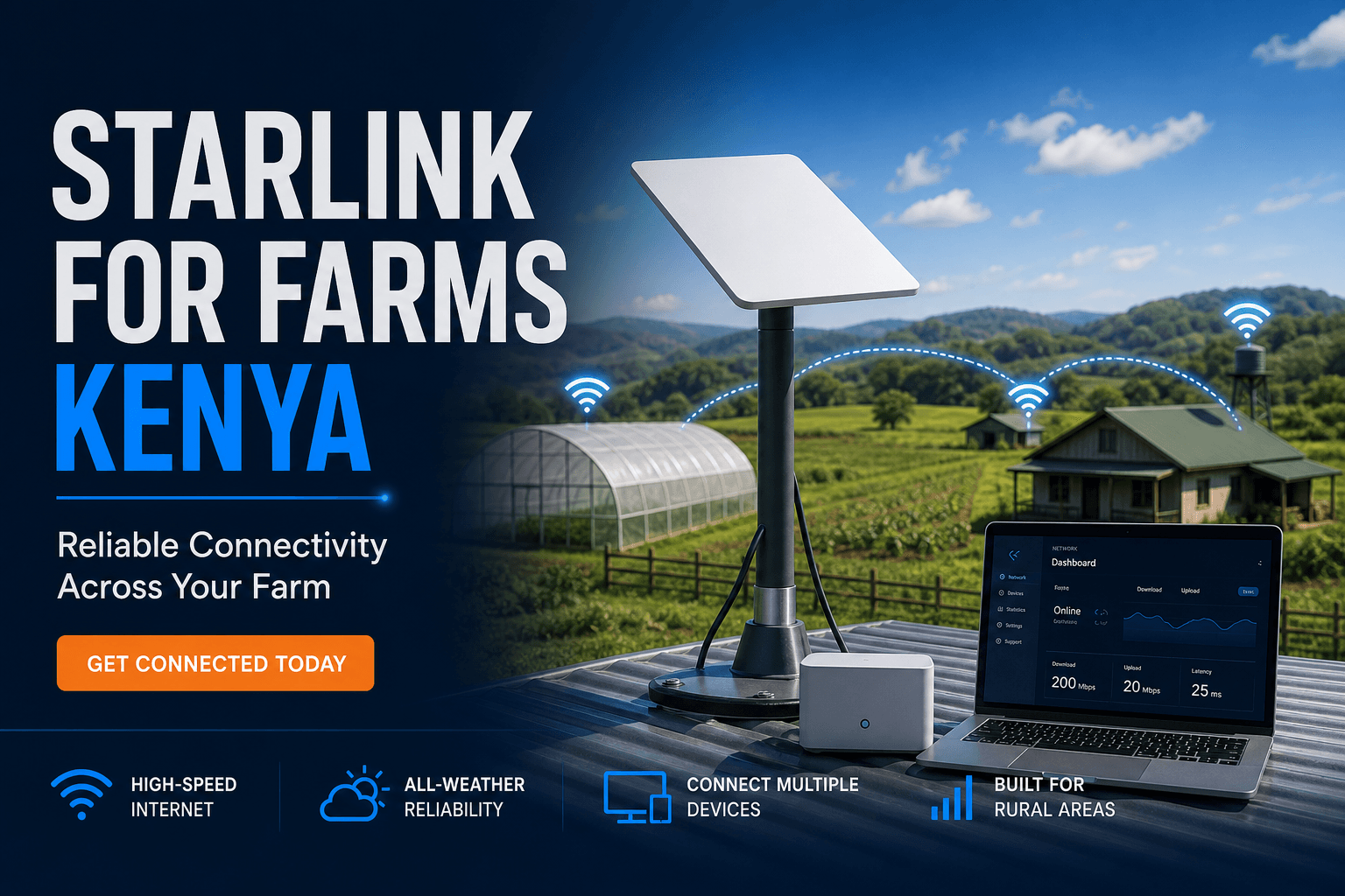 Starlink for farms Kenya