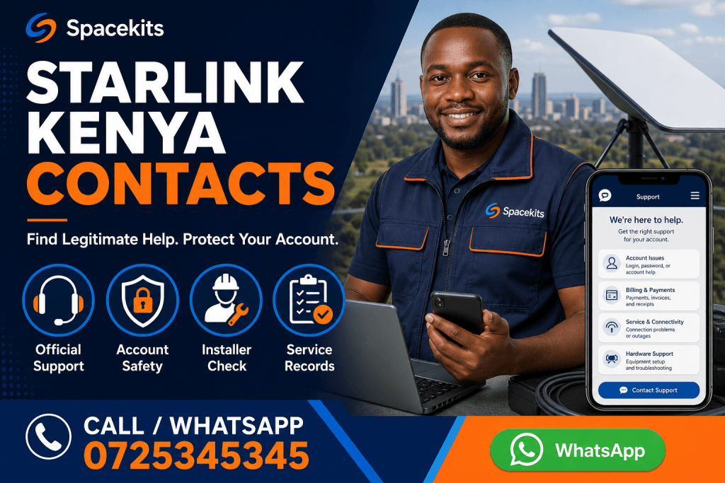 Starlink Kenya contacts