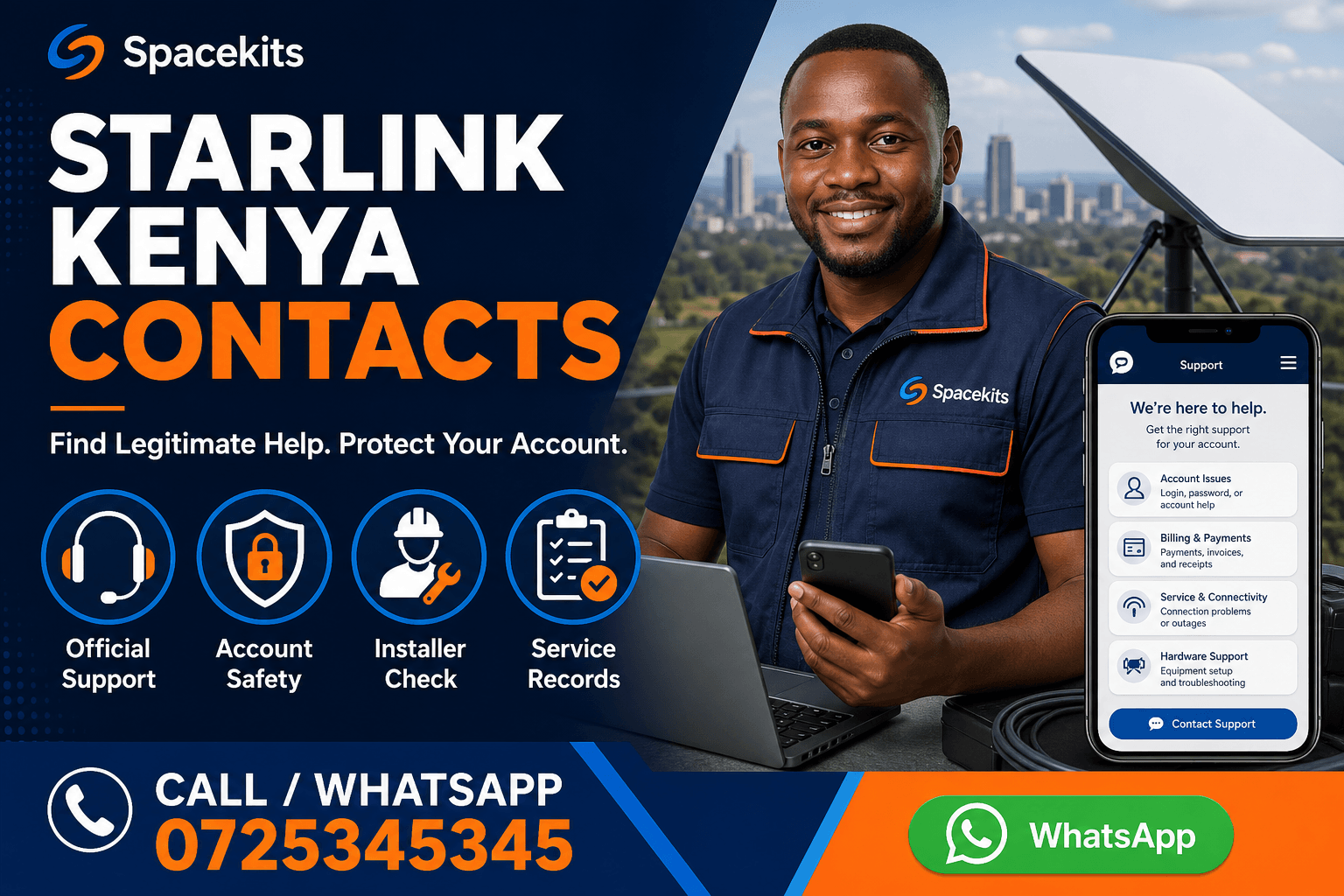 Starlink Kenya contacts