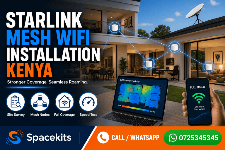 Starlink mesh WiFi installation Kenya