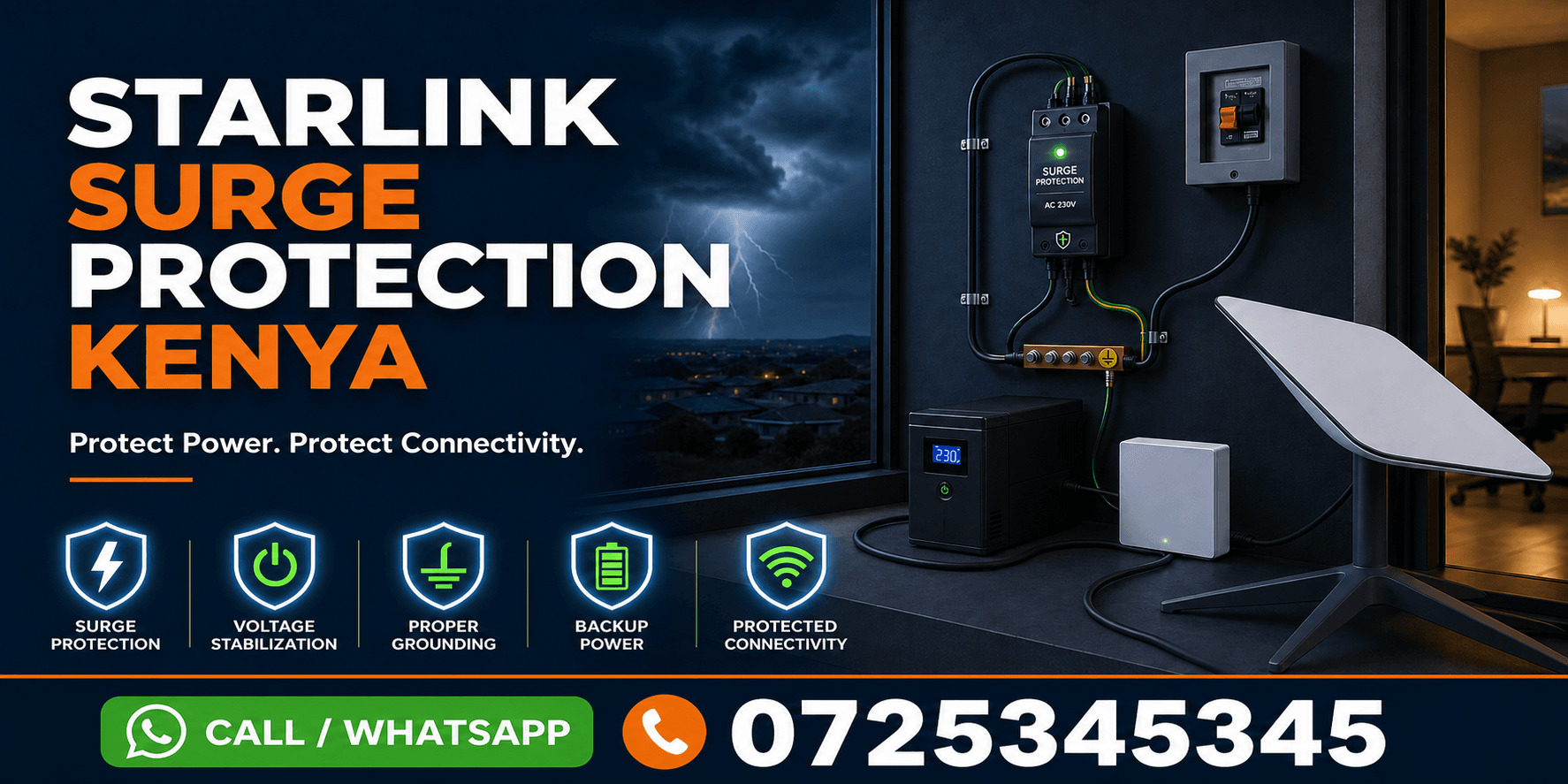 Starlink surge protection Kenya