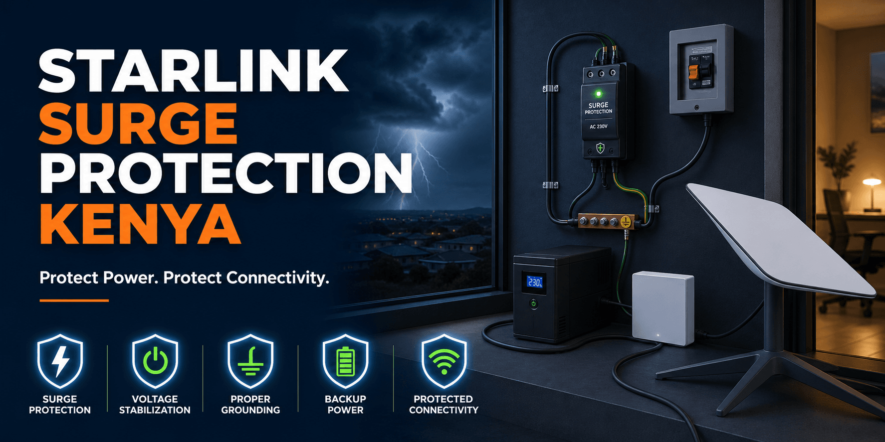 Starlink surge protection Kenya