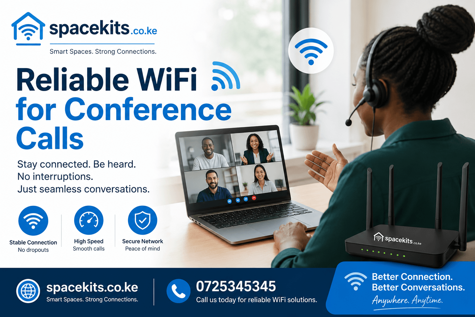 Reliable WiFi for Conference Calls