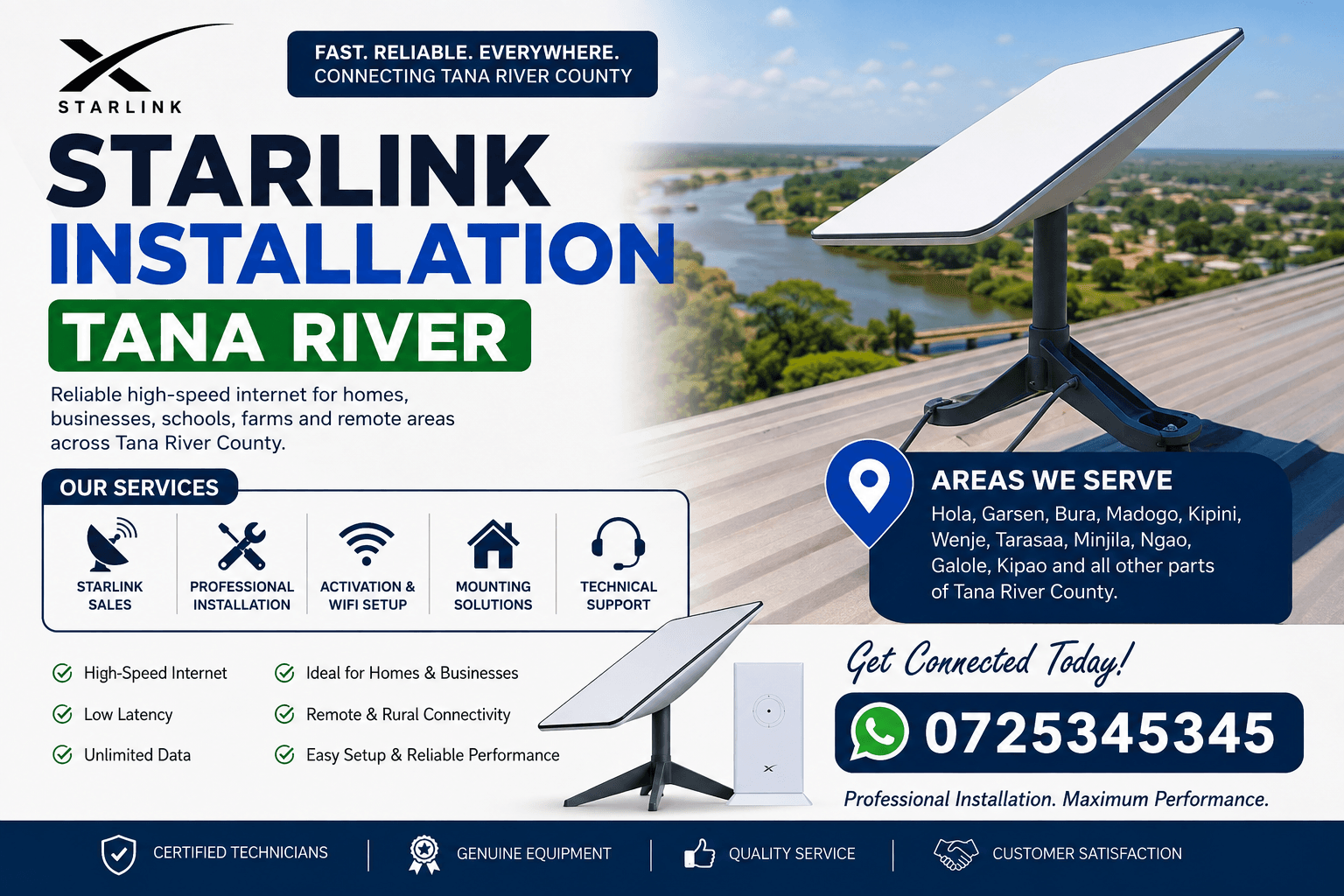 Starlink Installation Tana River