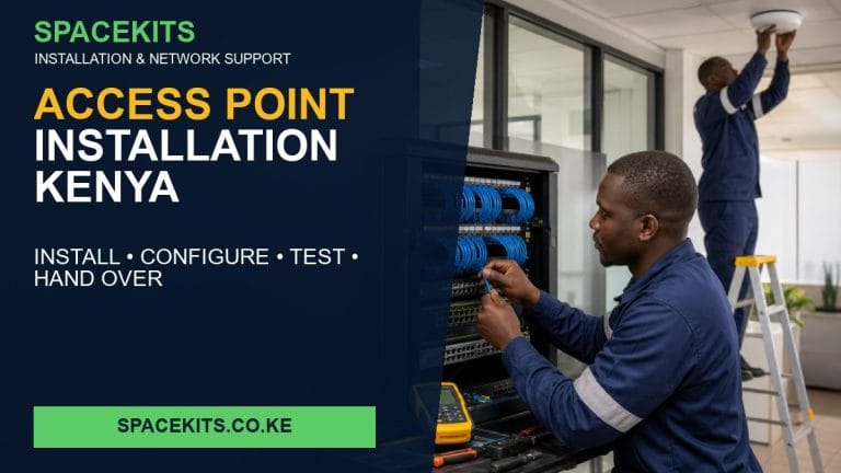 Access Point Installation Kenya — SpaceKits installation service for customer-provided equipment