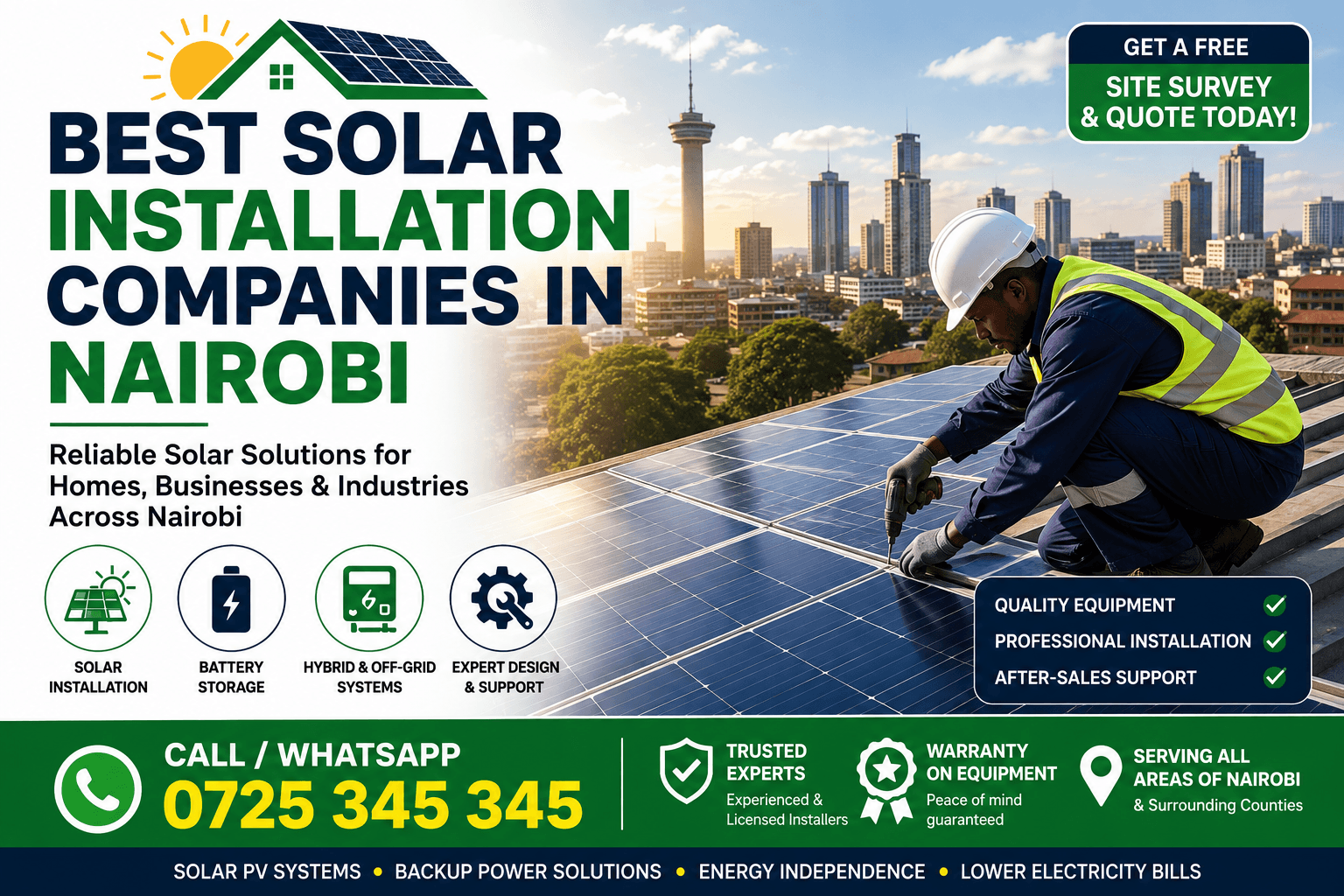 Best Solar Installation Companies Nairobi