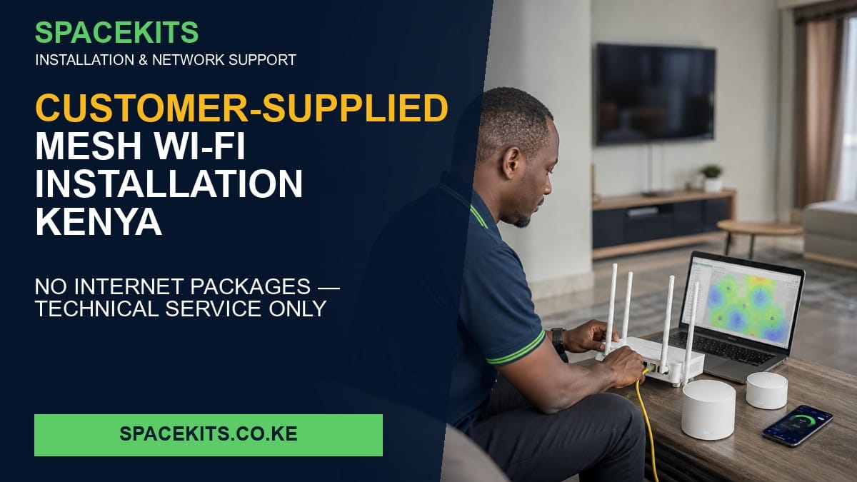 Customer-Supplied Mesh Wi-Fi Installation Kenya