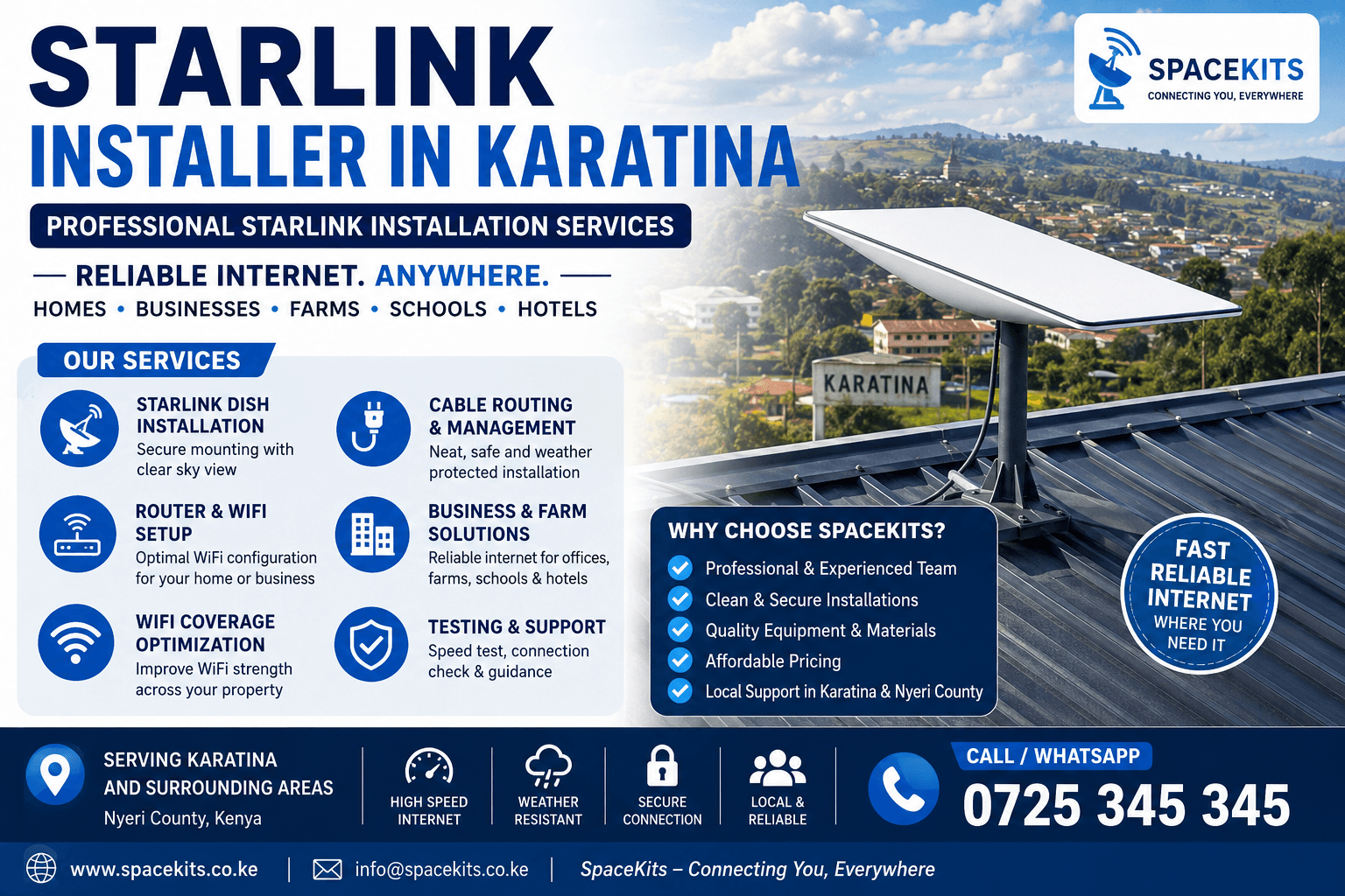 Starlink Installer in Karatina