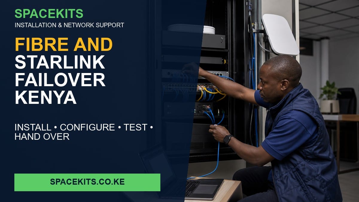 Fibre and Starlink Failover Kenya