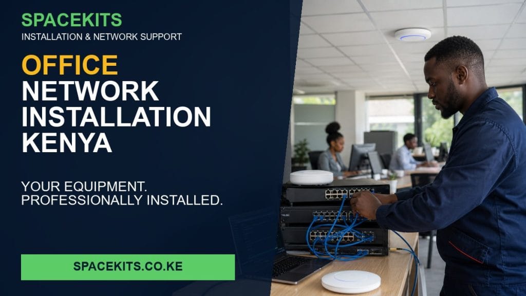 Office Network Installation Kenya — SpaceKits installation service for customer-provided equipment