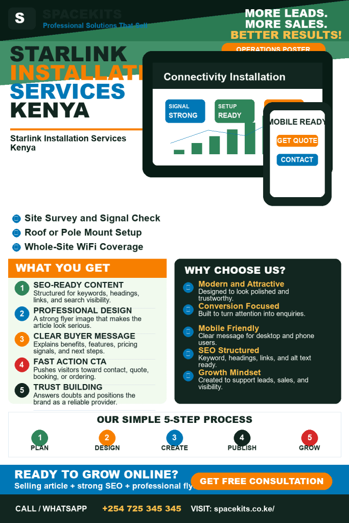 Starlink Installation Services Kenya: Buying Guide, Installation Support, and Setup Tips in Kenya