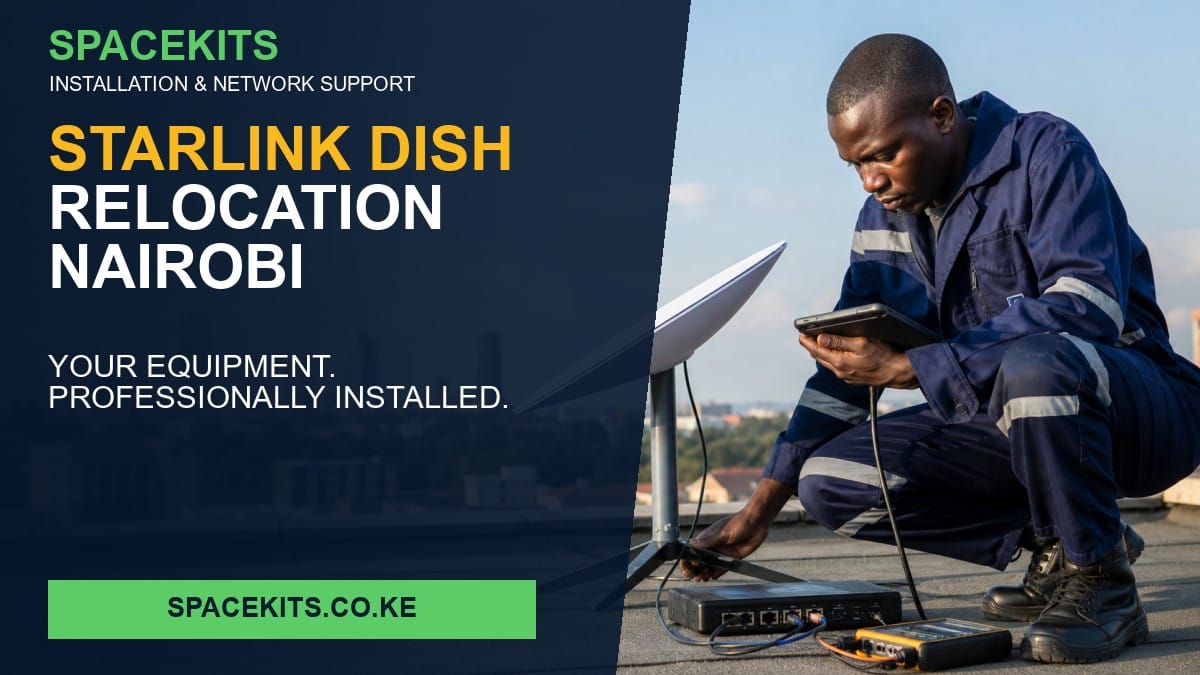 Starlink Dish Relocation Nairobi