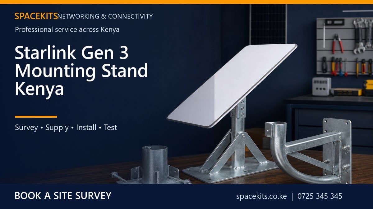 Starlink Gen 3 Mounting Stand Kenya by SpaceKits Kenya