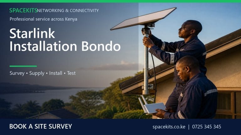 Starlink Installation Bondo by SpaceKits Kenya