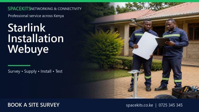 Starlink Installation Webuye by SpaceKits Kenya