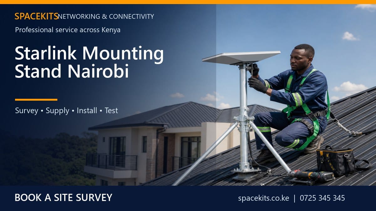 Starlink Mounting Stand Nairobi by SpaceKits Kenya