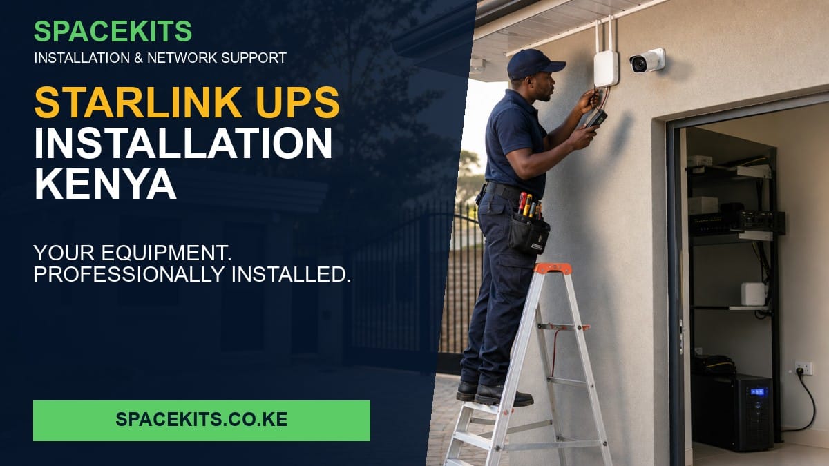 Starlink UPS Installation Kenya