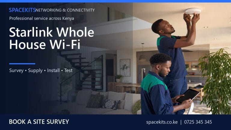 Starlink Whole House Wi-Fi by SpaceKits Kenya