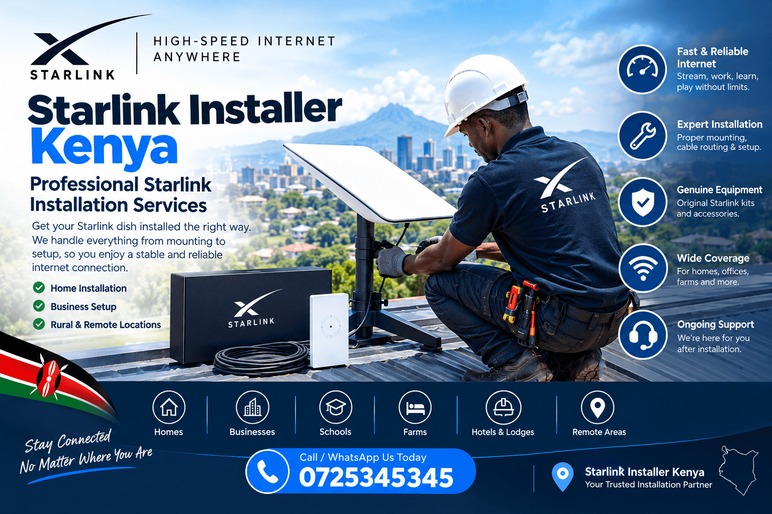 Starlink Installer Kenya