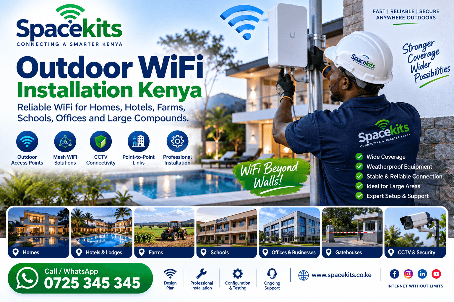 Outdoor WiFi Installation Kenya 2026