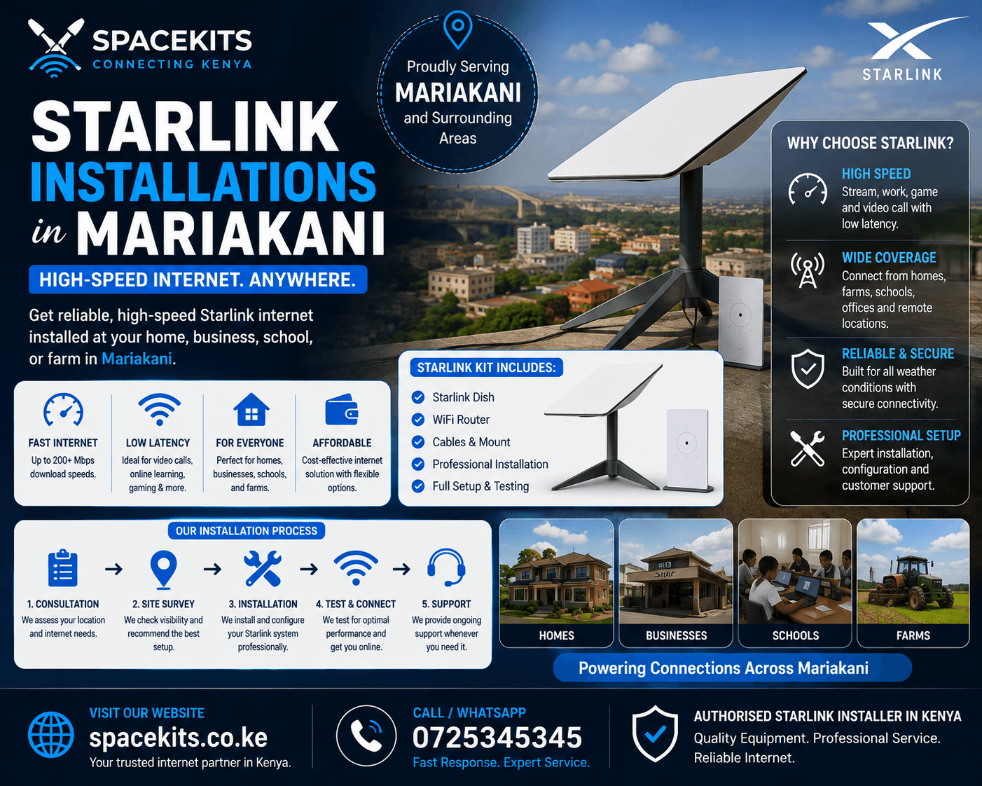 Starlink Installations in Mariakani