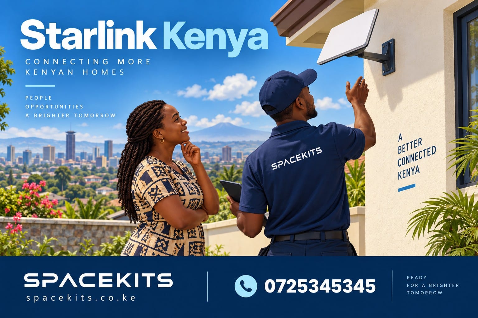 starlink kenya — Spacekits, call 0725345345