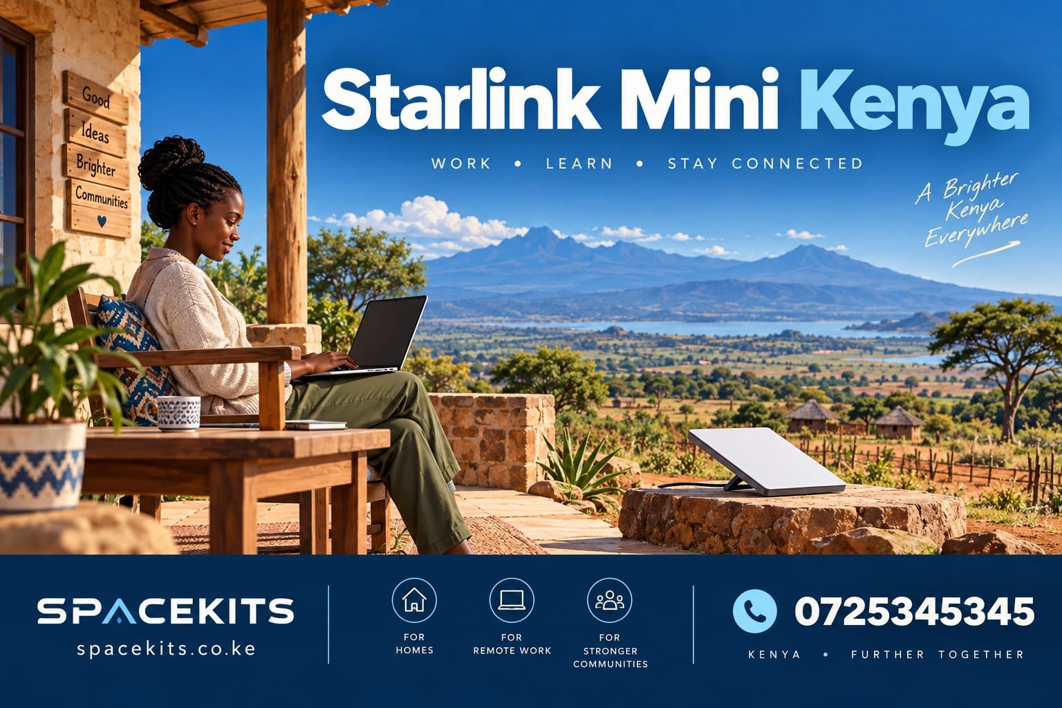starlink mini kenya — Spacekits, call 0725345345