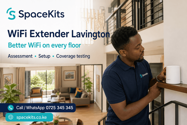 WiFi Extender Lavington – illustrated SpaceKits assessment for coverage between floors