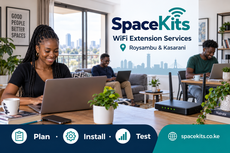 SpaceKits WiFi extension services: Roysambu and Kasarani