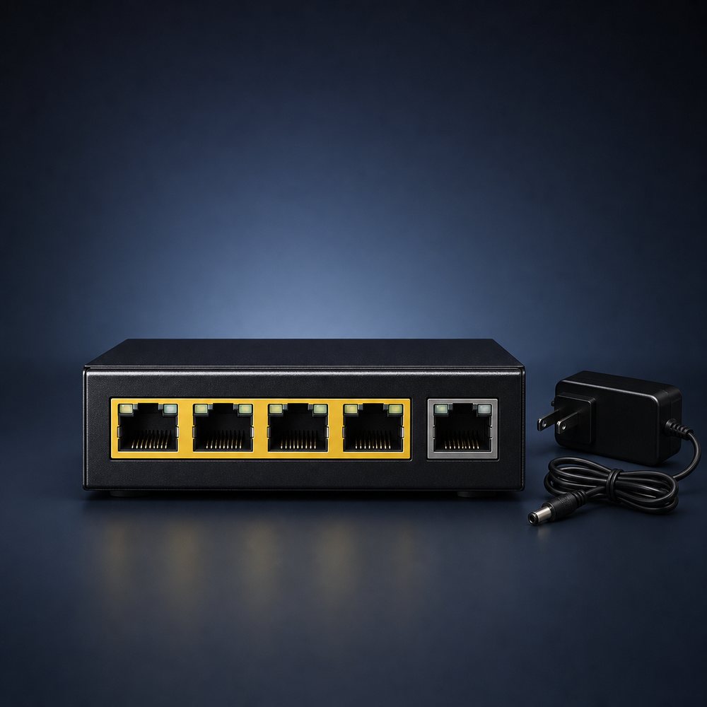 5-Port Gigabit PoE+ Switch (4 PoE Ports)